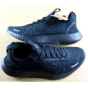 Nike Men's Free RN FK NN Running Shoes Triple Black Anthracite Sizes NIB